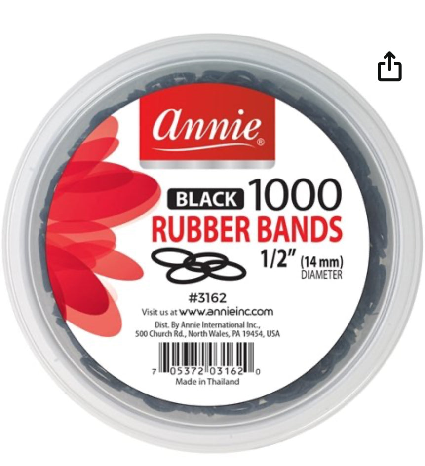 ANNIE 1000 RUBBER BANDS 1/2"