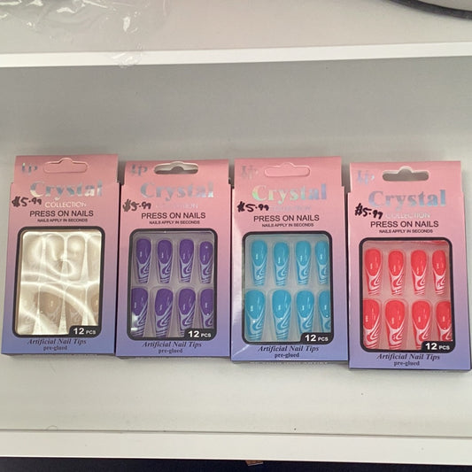 Crystal Press on Nail Collection