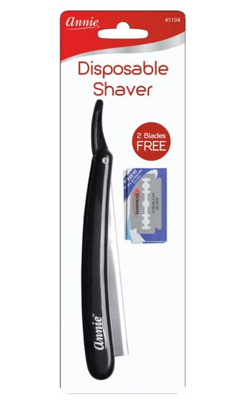 Eden Disposable Shaver Razor W/ 2 Blades - Black