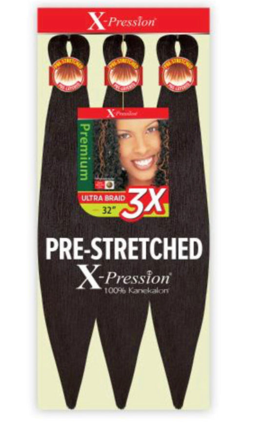Outre Braids X-Pression Kanekalon 3X Pre Stretched Braiding Hair