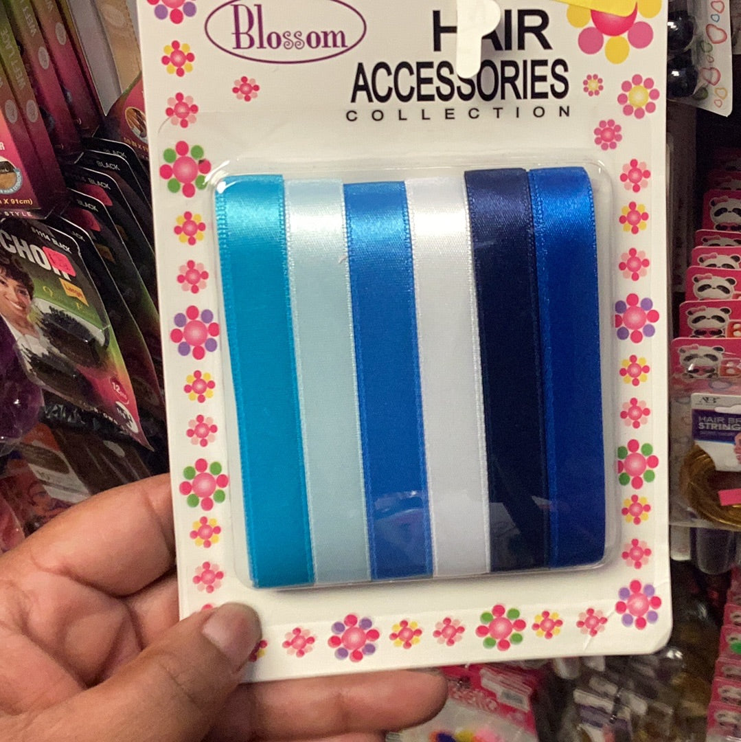 Blossom Hair Ribbons Assorted Colors