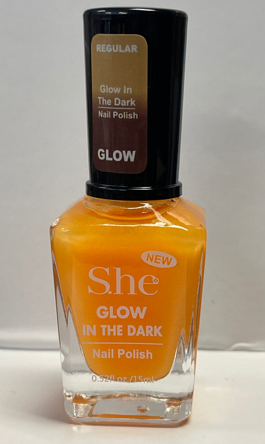 Glow in the dar nail polish (orange) - Tam's Natural Solutions