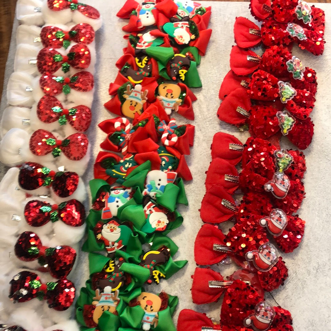 Holiday hairbows - Tam's Beauty Supply 