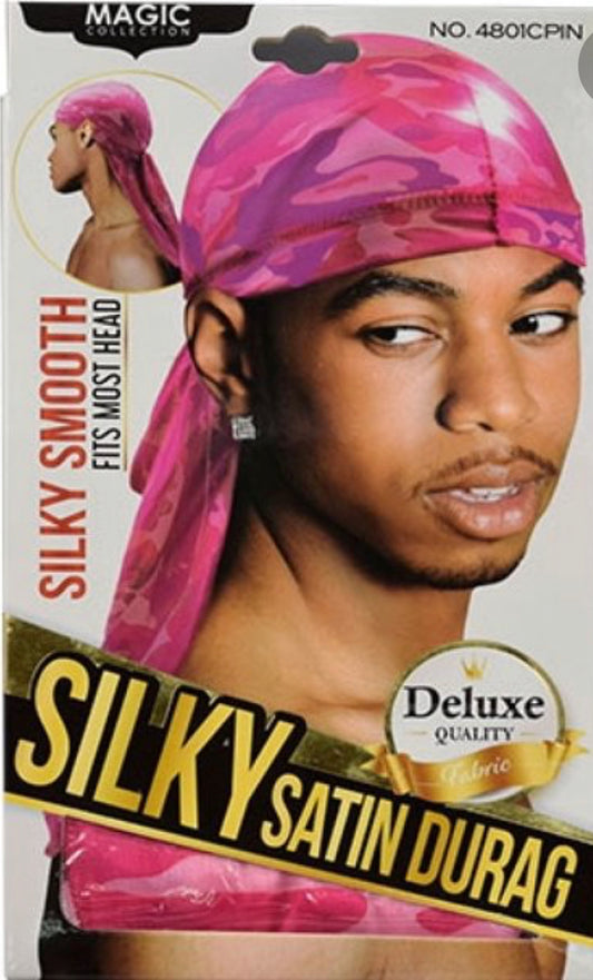 Silly Satin Deluxe Camo Durag - Tam's Beauty Supply 