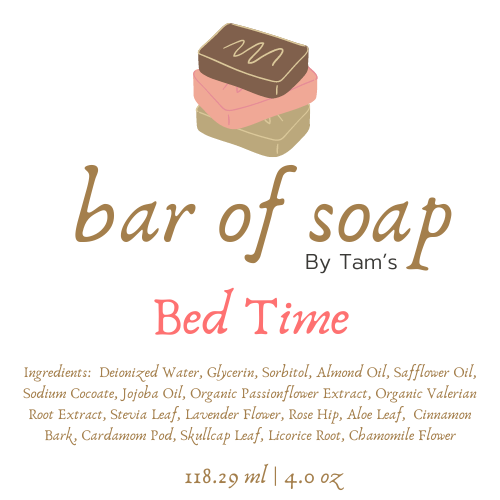 Bedtime Soap Bar - Tam's Natural Solutions