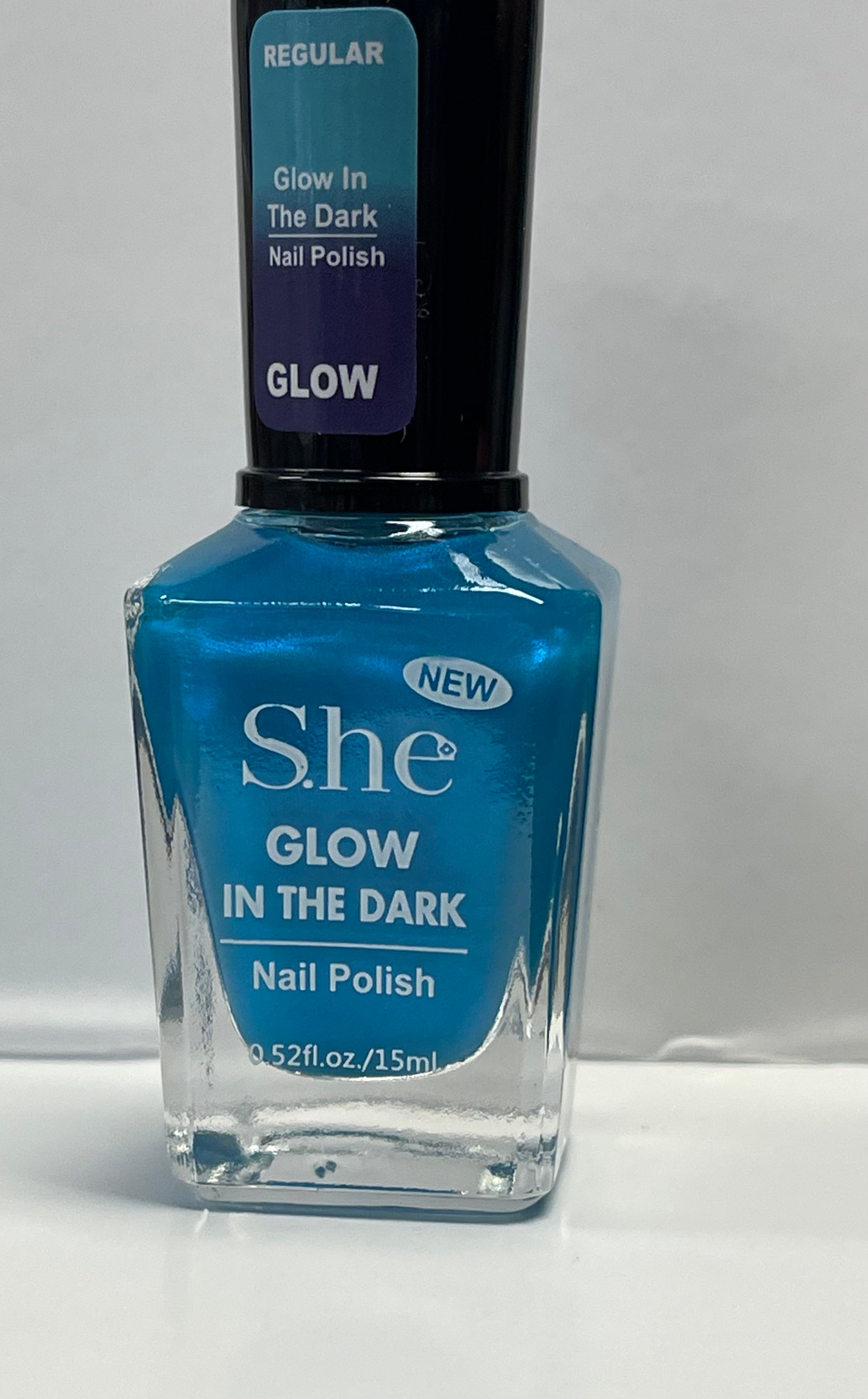 Glow in the dar nail polish (blue) - Tam's Natural Solutions