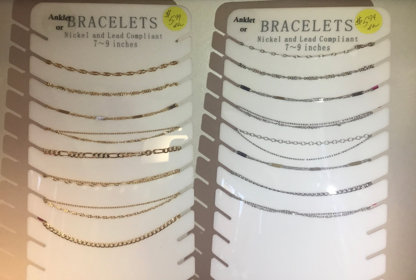 Gold Ankle Bracelets - Tam's Beauty Supply 