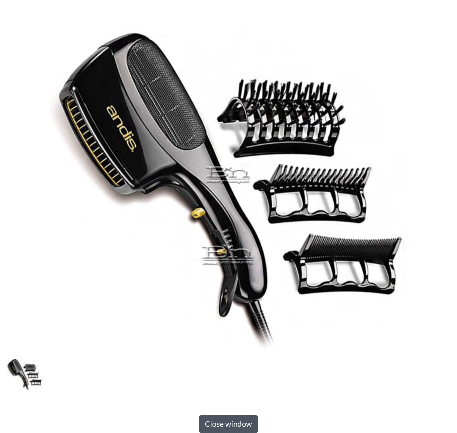 Andis Ceramic Ionic Styler Dryer 1875W - Tam's Natural Solutions