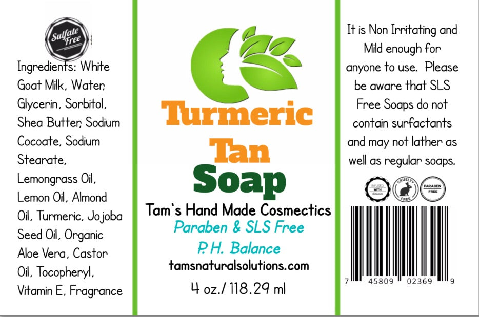 Turmeric Tan - Tam's Natural Solutions