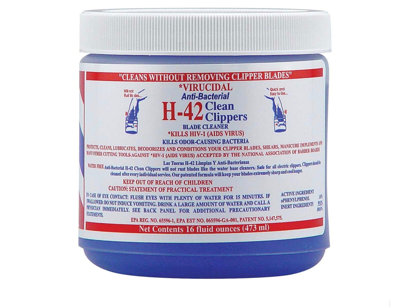 H-42 Clean Clippers Blade Cleaner - Tam's Beauty Supply 