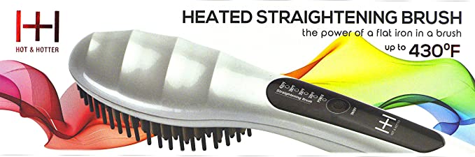 Hot & Hotter Heated and straightening brush - Tam's Beauty Supply 