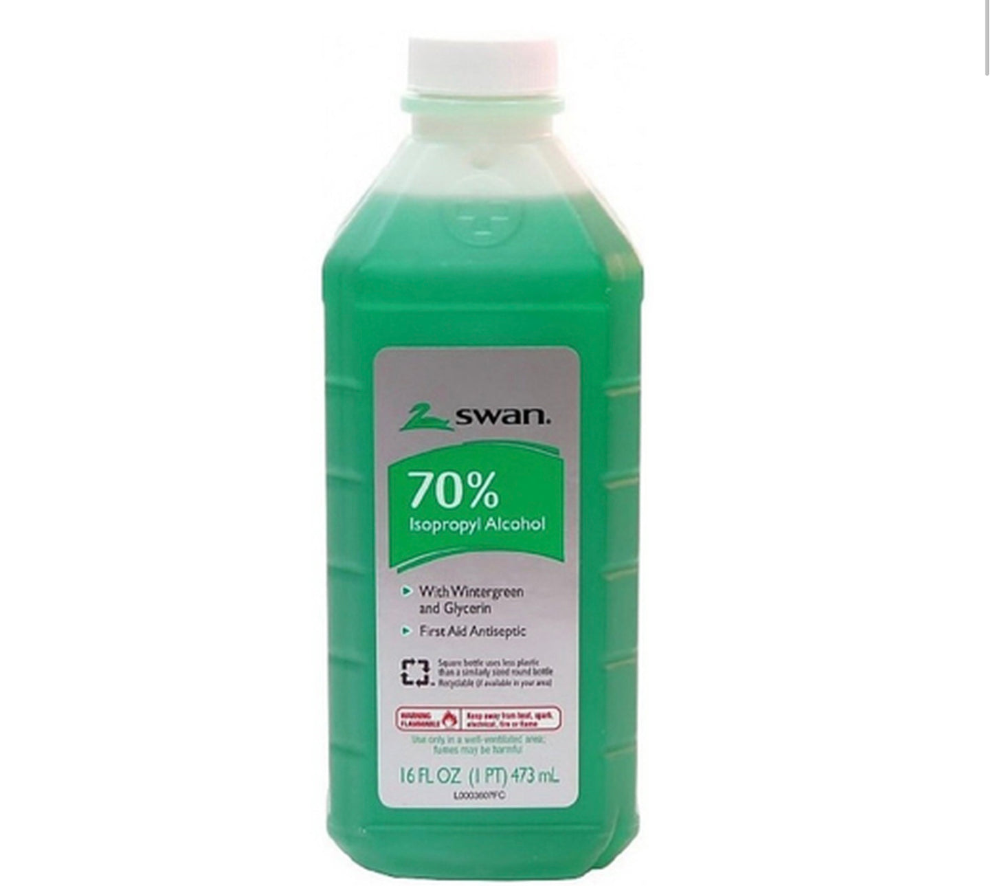 Swan 70 % Isopropyl Alcohol Wintergreen - Tam's Beauty Supply 