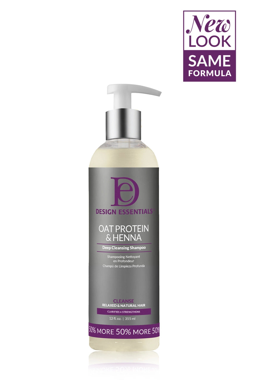 Design Essentials Oat Protein & Henna Shampoo - Tam's Beauty Supply 