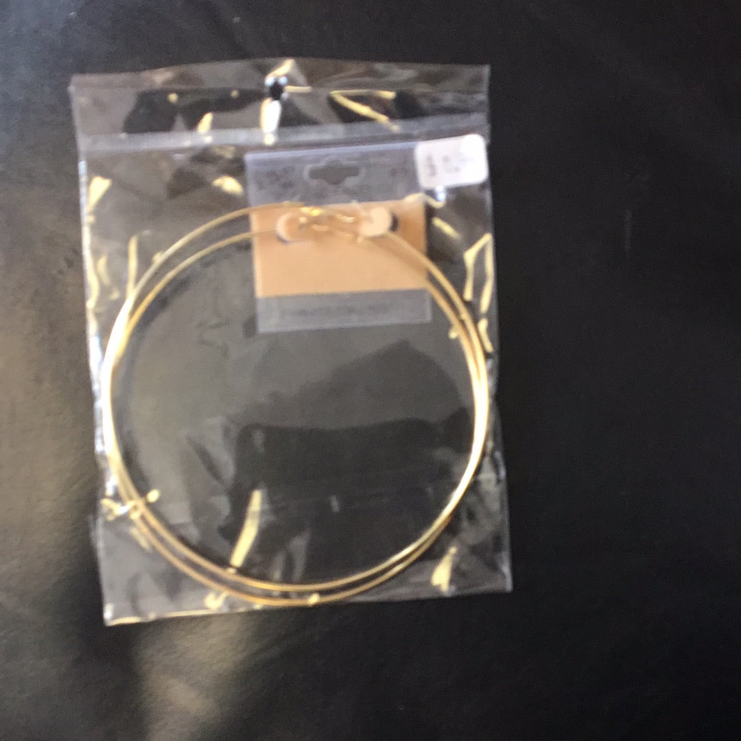Large gold hoops - Tam's Natural Solutions