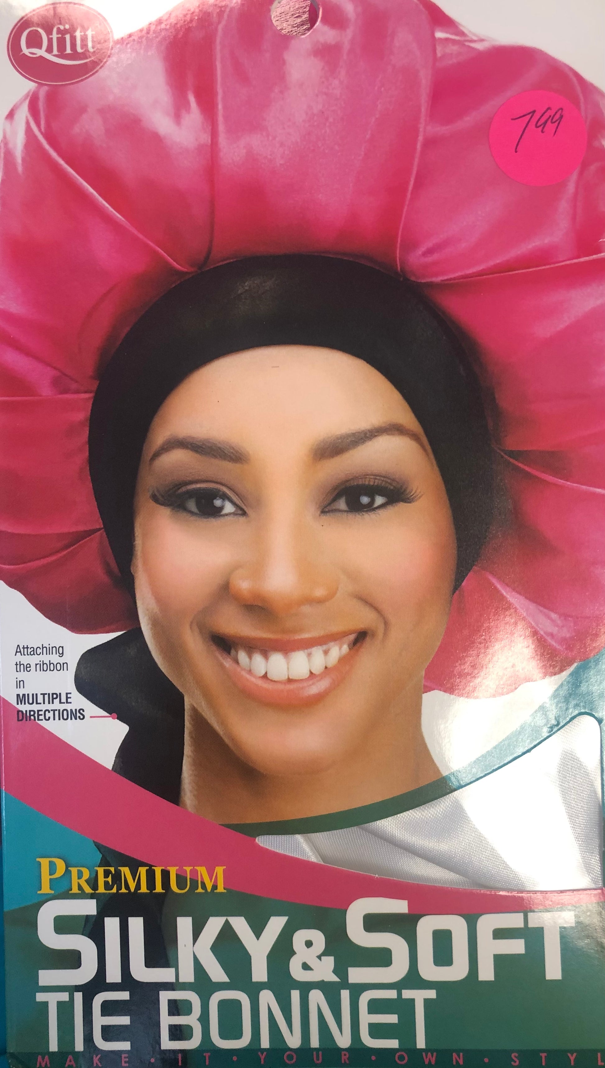 Silky and Soft Tie Bonnet - Tam's Beauty Supply 